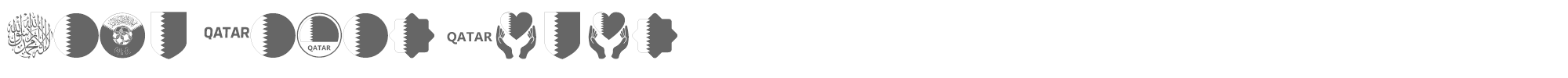Font Color Qatar Font Color Qatar.ttf font preview